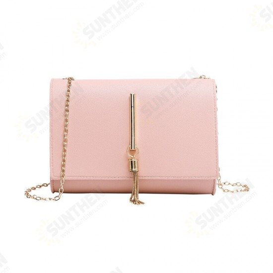 Fashion Female PU Leather Square Chain Bag Shoulder Messenger Bag