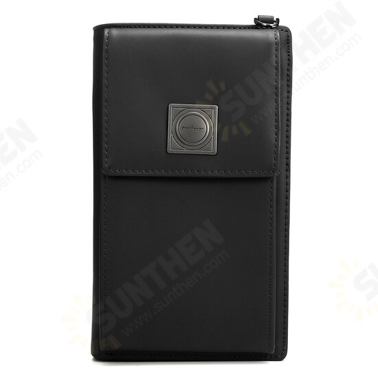 Fashion Folding with Multi-Card Slots PU Leather Wallet Purse Mobile Phone Storage Shoulder Bag