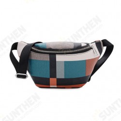 Fashion Geometric Pattern Large Capacity PU Leather Mobile Phone Storage Shoulder Crossbody Bag Waist Packs Fashion Geometric Pattern Large Capacity PU Leather Mobile Phone Storage Shoulder Crossbody Bag Waist Packs