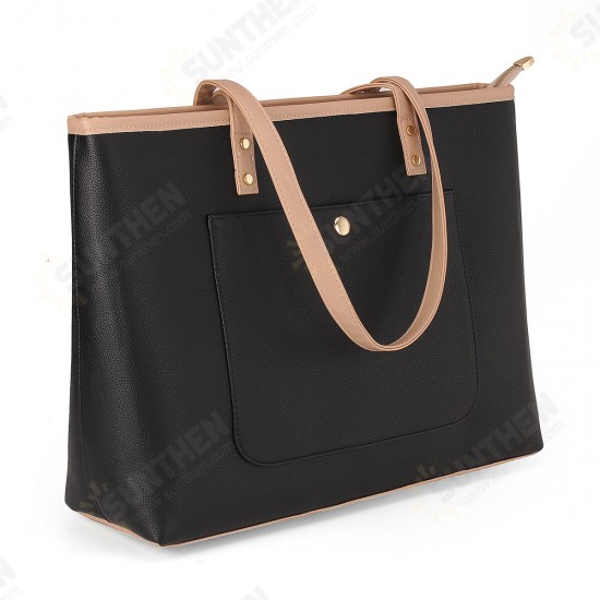 Fashion Large Capacity Waterproof Shockproof PU Leather Women Storage Bag Briefcase for 15.6 inch Macbook Fashion Large Capacity Waterproof Shockproof PU Leather Women Storage Bag Briefcase for 15.6 inch Macbook