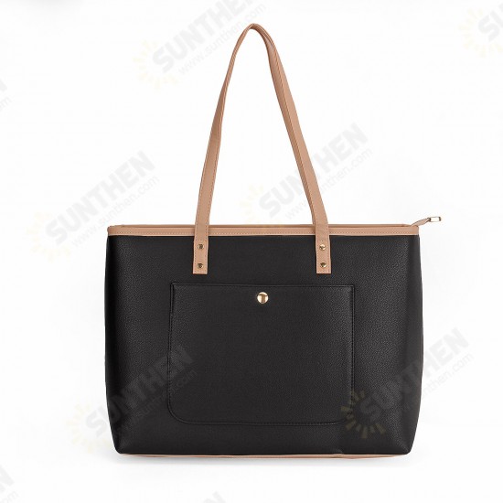 Fashion Large Capacity Waterproof Shockproof PU Leather Women Storage Bag Briefcase for 15.6 inch Macbook Fashion Large Capacity Waterproof Shockproof PU Leather Women Storage Bag Briefcase for 15.6 inch Macbook