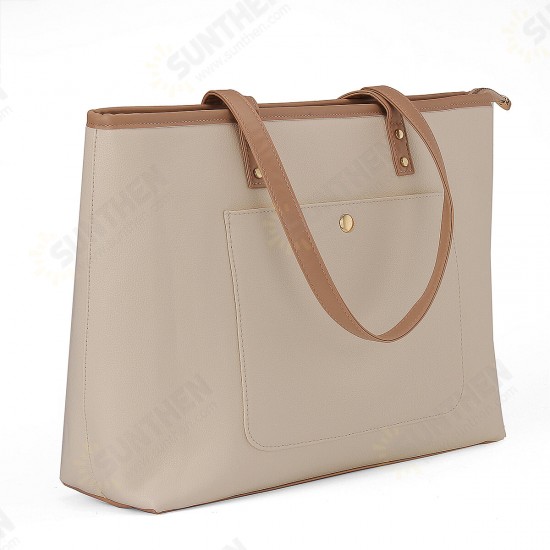 Fashion Large Capacity Waterproof Shockproof PU Leather Women Storage Bag Briefcase for 15.6 inch Macbook Fashion Large Capacity Waterproof Shockproof PU Leather Women Storage Bag Briefcase for 15.6 inch Macbook
