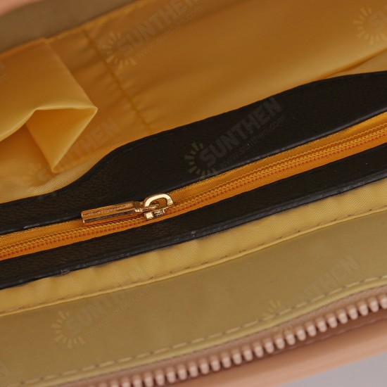 Fashion Large Capacity Waterproof Shockproof PU Leather Women Storage Bag Briefcase for 15.6 inch Macbook Fashion Large Capacity Waterproof Shockproof PU Leather Women Storage Bag Briefcase for 15.6 inch Macbook