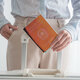 Fashion Mini Laser Transparent Short Passport Card Holder Document Package