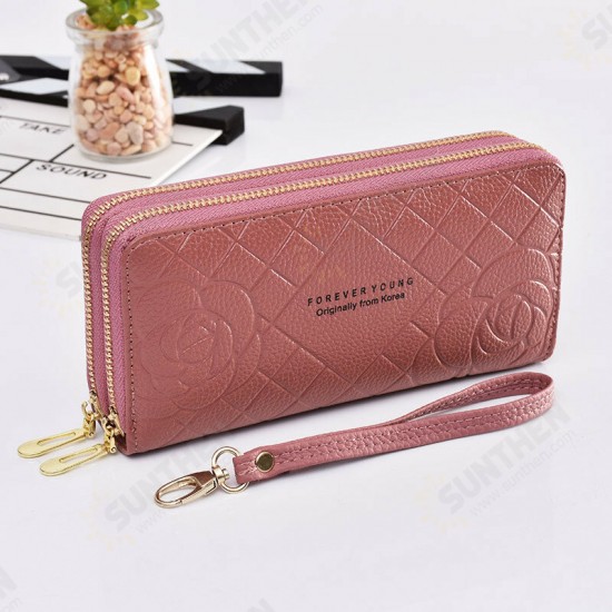 Fashion Multi-Layer Pocket Mobile Phone Power Bank Storage Women Handbag Purse