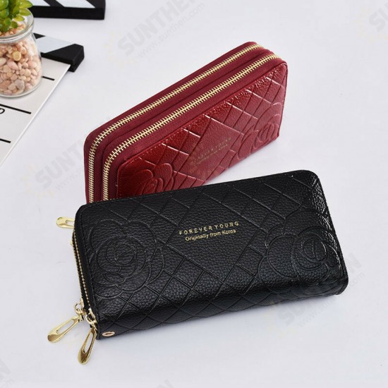 Fashion Multi-Layer Pocket Mobile Phone Power Bank Storage Women Handbag Purse