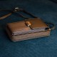 Fashion Multi-Pockets PU Leather Mobile Phone Women Shoulder Bag Crossbody Bag