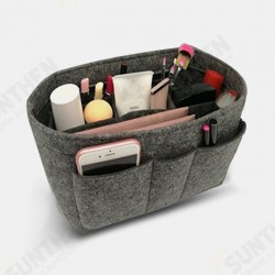 Fashion Simple Multifunctional with Multi-Pocket Mobile Phone Cosmetic Storage Felt Bag Organizer Fashion Simple Multifunctional with Multi-Pocket Mobile Phone Cosmetic Storage Felt Bag Organizer