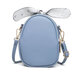 Fashion Women Large Capacity 2-Layer Pocket Mobile Phone Storage Crossbody Shoulder Bag
