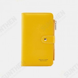 Fashion Zippers with Multi-Card Slot Touch Screen Window Phone Bag Wallet Purse Clutch Handbag