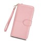 Fashionwith Multi-Card Slots Zipper PU Leather Mobile Phone Bag Women Purse Handbag