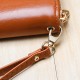 Fashionwith Multi-Card Slots Zipper PU Leather Mobile Phone Bag Women Purse Handbag