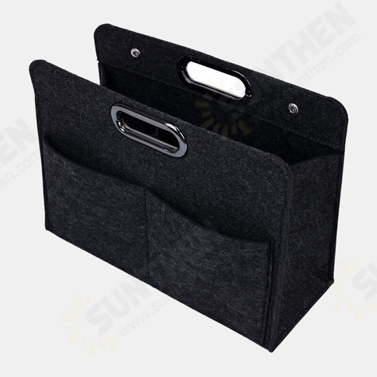Felt Cosmetic Bag Ladies Multi-Function Felt Handbag Finishing Bag Portable Felt Storage Bag Felt Cosmetic Bag Ladies Multi-Function Felt Handbag Finishing Bag Portable Felt Storage Bag