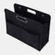 Felt Cosmetic Bag Ladies Multi-Function Felt Handbag Finishing Bag Portable Felt Storage Bag Felt Cosmetic Bag Ladies Multi-Function Felt Handbag Finishing Bag Portable Felt Storage Bag