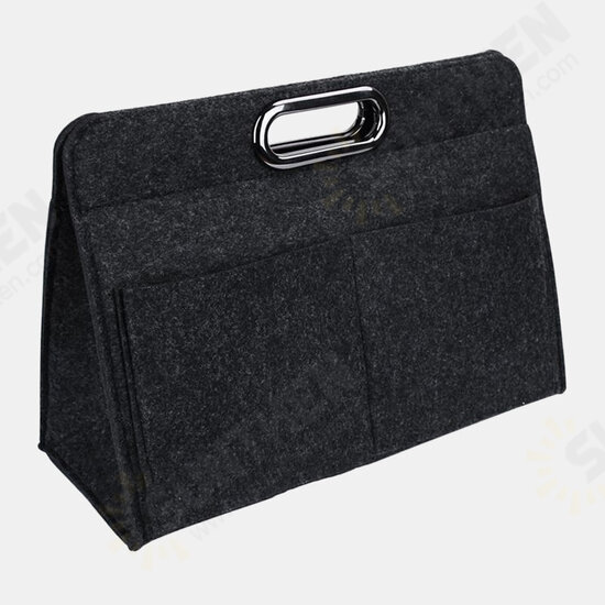 Felt Cosmetic Bag Ladies Multi-Function Felt Handbag Finishing Bag Portable Felt Storage Bag Felt Cosmetic Bag Ladies Multi-Function Felt Handbag Finishing Bag Portable Felt Storage Bag