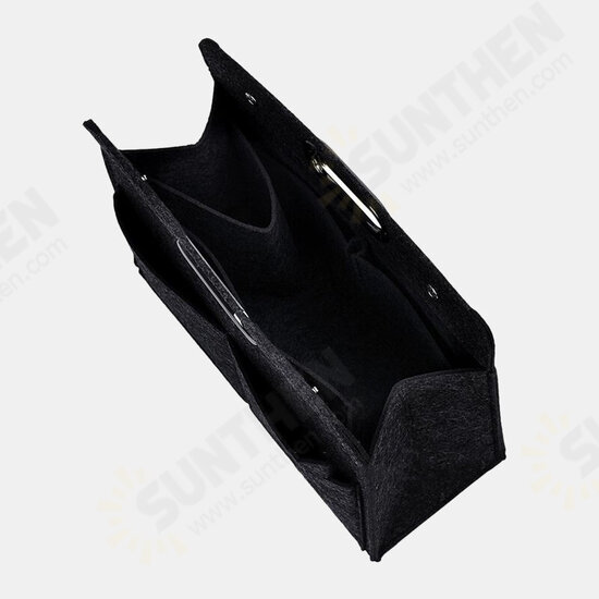 Felt Cosmetic Bag Ladies Multi-Function Felt Handbag Finishing Bag Portable Felt Storage Bag Felt Cosmetic Bag Ladies Multi-Function Felt Handbag Finishing Bag Portable Felt Storage Bag