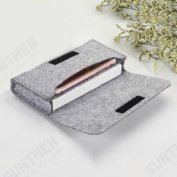 Felt Power Pack Phone Charging Treasure Storage Bag Data Cable Finishing Bag Felt Power Pack Phone Charging Treasure Storage Bag Data Cable Finishing Bag