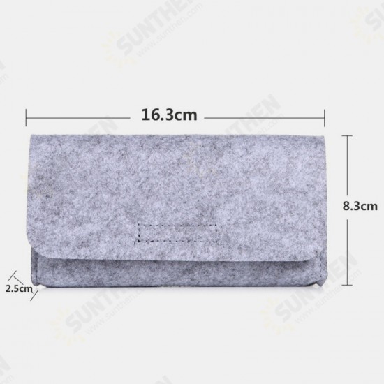 Felt Power Pack Phone Charging Treasure Storage Bag Data Cable Finishing Bag Felt Power Pack Phone Charging Treasure Storage Bag Data Cable Finishing Bag