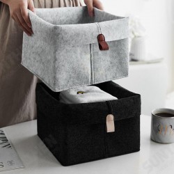 Felt Storage Box Storage Basket Multifunctional Protection Clothes Sundry Storage Basket Felt Storage Box Storage Basket Multifunctional Protection Clothes Sundry Storage Basket