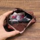 Handmade Large Capacity First-Layer Genuine Leather Pen Glasses Card Storage Bag Organizer