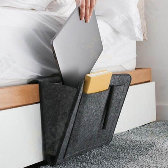Hanging Bag Bedside Storage Organizer Bed Felt Pocket Sofa Armrest Phone Holder Hanging Bag Bedside Storage Organizer Bed Felt Pocket Sofa Armrest Phone Holder