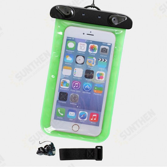IPX8 Waterproof Cell Phone Sealed Bag Pouch with Arm Band for Phone Under 6 Inches Phone IPX8 Waterproof Cell Phone Sealed Bag Pouch with Arm Band for Phone Under 6 Inches Phone
