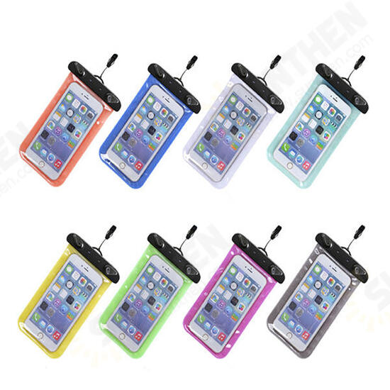 IPX8 Waterproof Cell Phone Sealed Bag Pouch with Arm Band for Phone Under 6 Inches Phone IPX8 Waterproof Cell Phone Sealed Bag Pouch with Arm Band for Phone Under 6 Inches Phone
