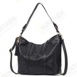 Women Fashion PU Leather with Mobile Phone Storage Pocket Large Capacity Shoulder Crossbody Tote Bag