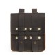 6.5 Inch Vintage Multi-Pocket Geniune Leather Men Mobile Phone Bag Waist Packs