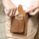 Retro First-Layer Genuine leather Mobile Phone Storage Bag Wallet Belt Waist Packs