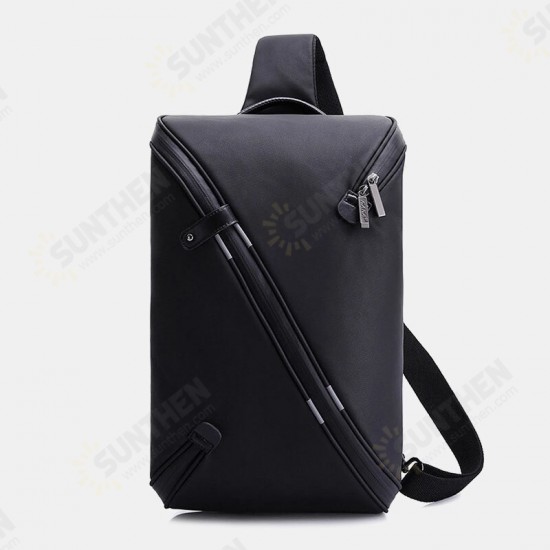 Multifunctional Multi-Pocket Backpack with USB Port Waterproof Nylon Macbook Storage Men Travel Chest Bag