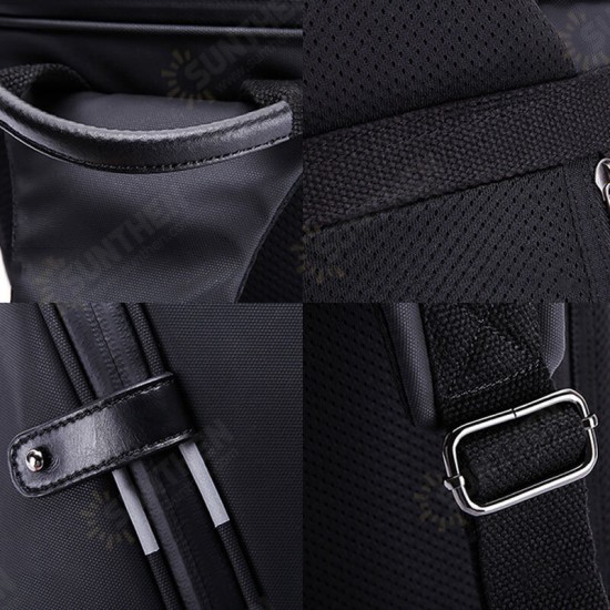 Multifunctional Multi-Pocket Backpack with USB Port Waterproof Nylon Macbook Storage Men Travel Chest Bag