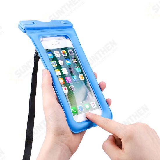 IPX8 Waterproof Phone Pouch Air Cushion Anti-explosion Screen Touch Underwater Swimming Diving Phone Bag for iPhone Huawei Xiaomi below 6 inch Non-original IPX8 Waterproof Phone Pouch Air Cushion Anti-explosion Screen Touch Underwater Swimming Diving Phone Bag for iPhone Huawei Xiaomi below 6 inch Non-original