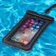 IPX8 Waterproof Phone Pouch Air Cushion Anti-explosion Screen Touch Underwater Swimming Diving Phone Bag for iPhone Huawei Xiaomi below 6 inch Non-original