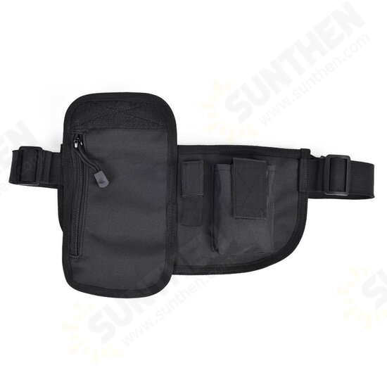 Tactical Multifunctional Waterproof Sports Waist Belt Pack Wallet Phones Cards Storage Bag