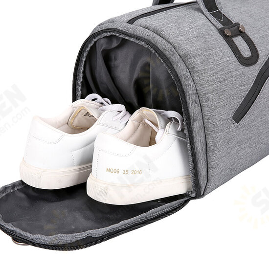 Large Capacity Waterproof Outdoor Sports Fitness Bag Shoulder Bag Duffel Gym Bag with Shoes Compartment