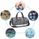 Large Capacity Waterproof Outdoor Sports Fitness Bag Shoulder Bag Duffel Gym Bag with Shoes Compartment