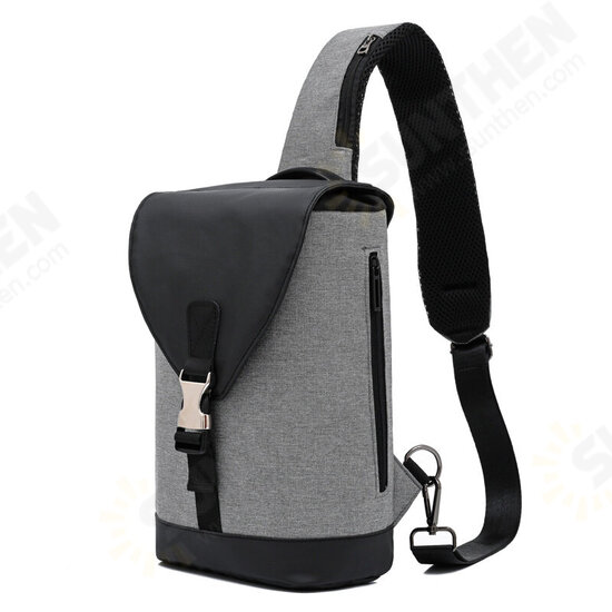 Men Fashion Waterproof Large Capacity Mobile Phone Storage Chest Bag Crossbody Bag Drawstring Bag