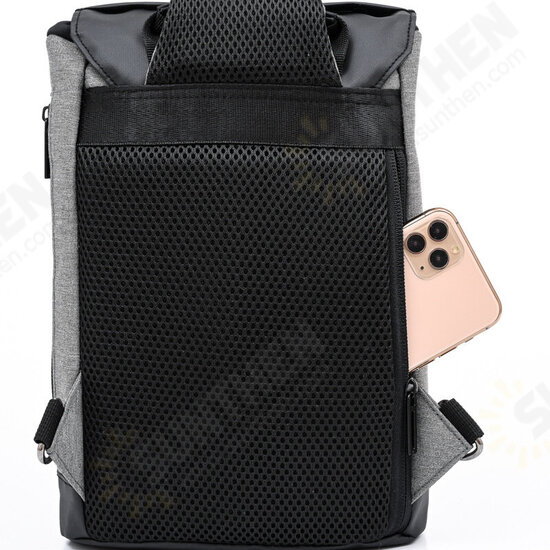 Men Fashion Waterproof Large Capacity Mobile Phone Storage Chest Bag Crossbody Bag Drawstring Bag