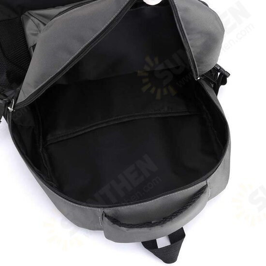 Men Oxford Extension Capacity Multi-Pocket Business Macbook Storage Bag Backpack