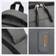 Men Oxford Extension Capacity Multi-Pocket Business Macbook Storage Bag Backpack