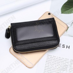 Mini Casual Genuine Leather Multi-Card Slot Holder Coin Bags Purse Short Wallet Mini Casual Genuine Leather Multi-Card Slot Holder Coin Bags Purse Short Wallet