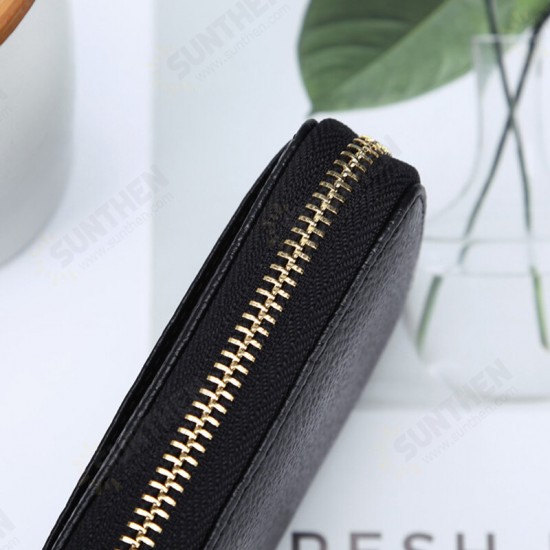 Mini Casual Genuine Leather Multi-Card Slot Holder Coin Bags Purse Short Wallet