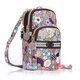 Mini Fashion Pattern Zipper Sport Shoulder Bag Wrist Purse For iPhone Samsung Xiaomi