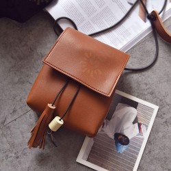 Mini PU Leather Hasp Vertical Tassel Shoulder Bag Phone Wallet for iPhone Xiaomi Samsung Mini PU Leather Hasp Vertical Tassel Shoulder Bag Phone Wallet for iPhone Xiaomi Samsung