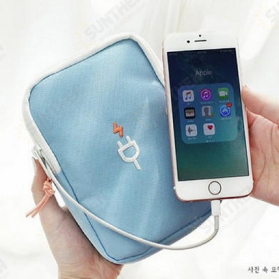 Mini Portable Digital Product Storage Bag Organizer For Cell Phone Power Bank Earphone Charger Cable Mini Portable Digital Product Storage Bag Organizer For Cell Phone Power Bank Earphone Charger Cable