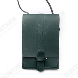 Mini Vertical PU Leather Storage Shoulder Bag Phone Wallet for iPhone Xiaomi Samsung