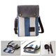 Multi-layer Canvas Adjustable Belt Messenger Bag Phone Wallet Handbag for Phone Under 6-inch Multi-layer Canvas Adjustable Belt Messenger Bag Phone Wallet Handbag for Phone Under 6-inch