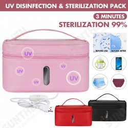 Multifunction Automatic UV Sterilizer for Mask Toothbrush Mobile Phone Beauty Underwear Beauty Underwear Sterilization UV Sterilizer Disinfection Bag