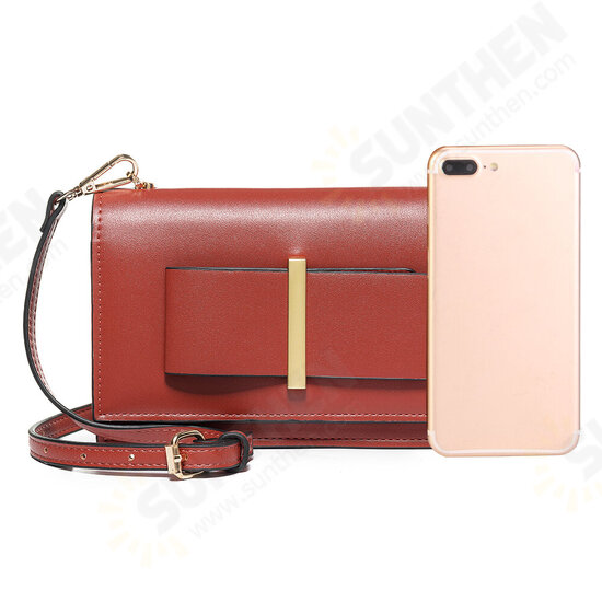 Multifunctional 2-Layer Large Capacity with Multi-Card Slots Mobile Phone Storage Crossbody Shoulder Bag
